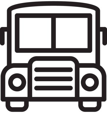 Tur yolu vektör simgesi