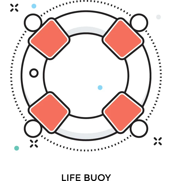 Vektor Symbol Für Die Rettungswache — Stockvektor