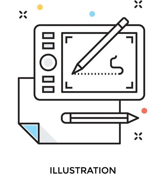 Illustratie Platte Vector Icon — Stockvector