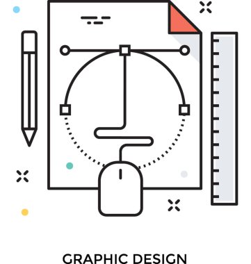 grafik tasarım vektörü simgesi