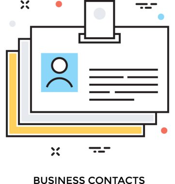 Kimlik kartı vektör simgesi