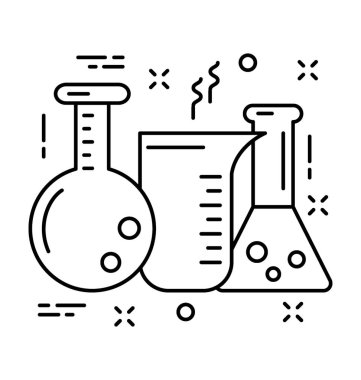 Laboratuar ekipmanları'nın vektör simgesi 