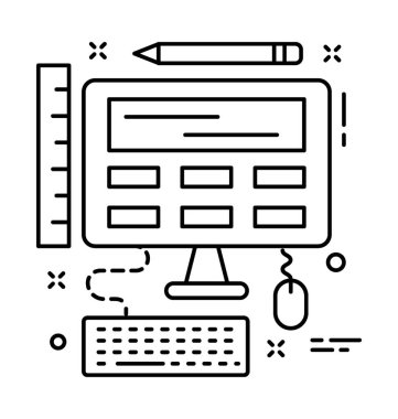 Düz vektör simge tasarlamak