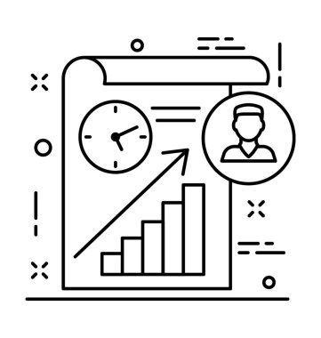 düz vektör simgesini rapor et 