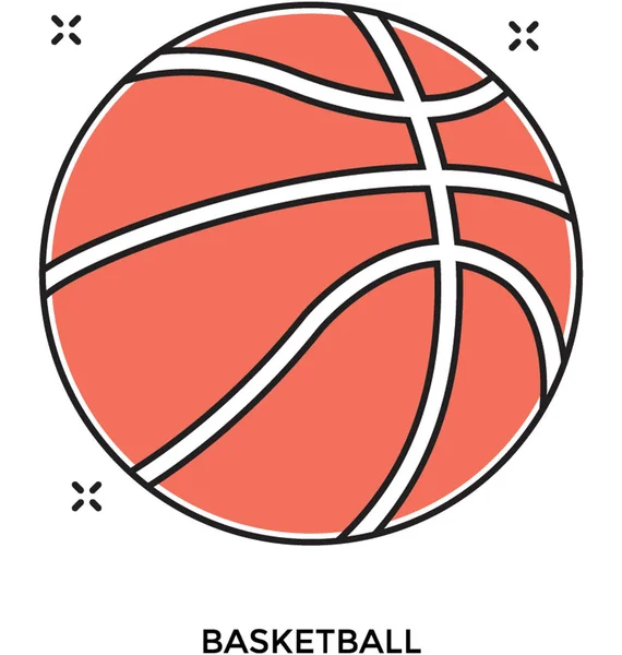 Basket Ball Vector Pictogram — Stockvector