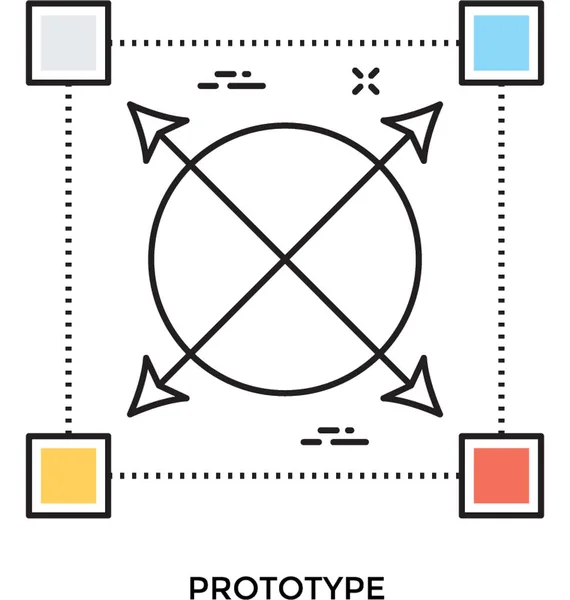 Ontwerpen Van Platte Vector Icon — Stockvector