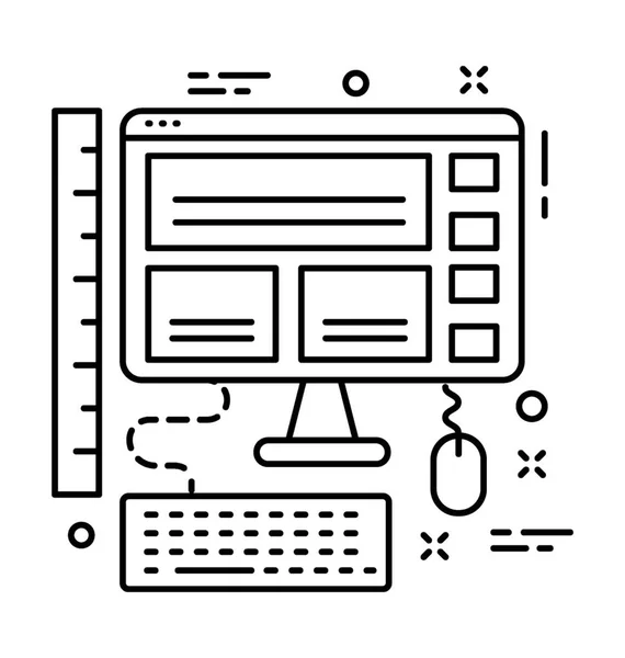 Graphic Design Vector Icon — Stock Vector