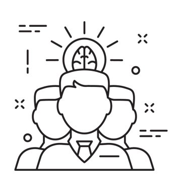 takım çalışma vektör simgesi 