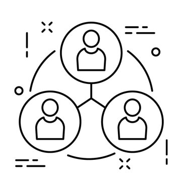 takım çalışma vektör simgesi 