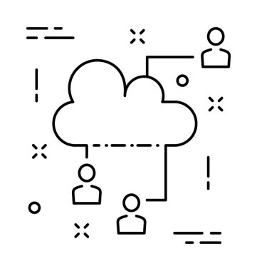 affiliate pazarlama vektör simgesi