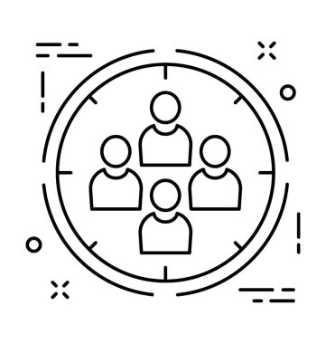 Yönetim satırı vektör simgesi