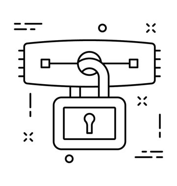 satır vektör simgesini kilitle