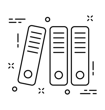 dosya dizinleri vektör simgesi