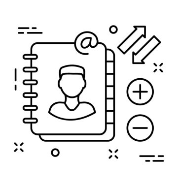 Hesap kitap vektör simgesi