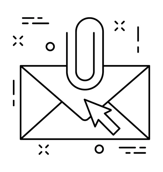 Mail Vektorsymbol — Stockvektor