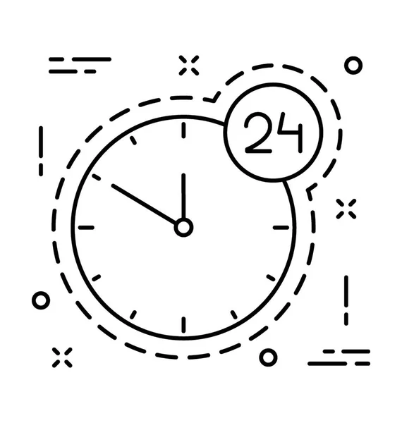 Stunden Vektor Symbol — Stockvektor