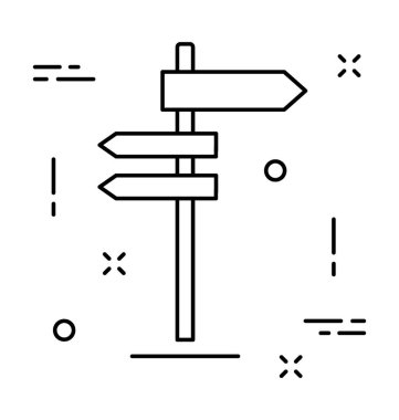 işareti yazı vektör simgesi