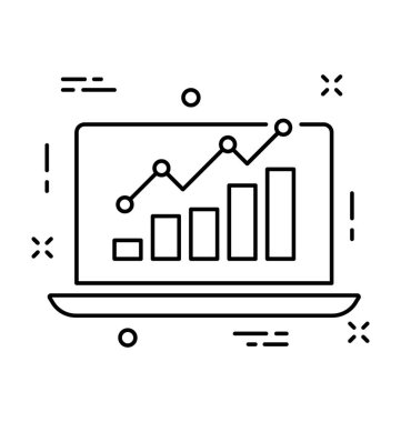 SEO grafik vektör simgesi