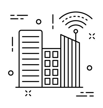 yapı çizgisi vektör simgesi