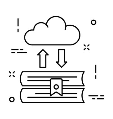 Gökyüzü Dokümanlar vektör simgesi