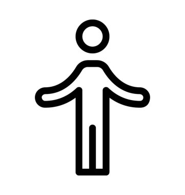 Egzersiz satırı vektör simgesi 