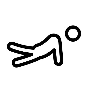 Germe satırı vektör simgesi 