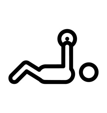 Halter satırı vektör simgesi 