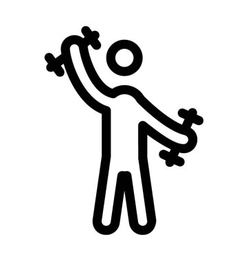 Halter satırı vektör simgesi 