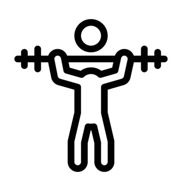 Halter satırı vektör simgesi 