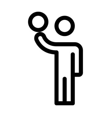 Futbol oyuncusu vektör simgesi 