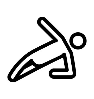 Ayağı köprü vektör simgesi 