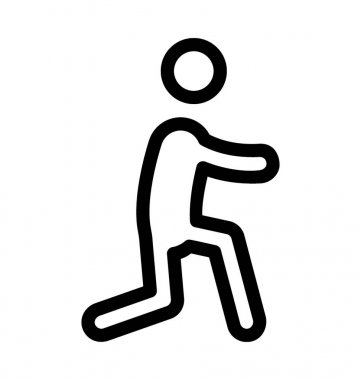 Geriye doğru hamle vektör simgesi 