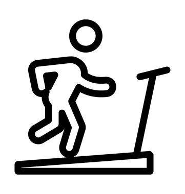 Koşu satırı vektör simgesi 