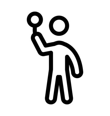 futbol oyuncusu vektör simgesi 