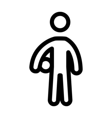 futbol oyuncusu vektör simgesi 