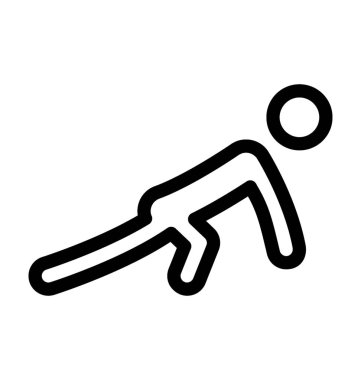 Geriye doğru hamle vektör simgesi 