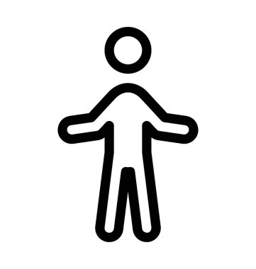 Egzersiz satırı vektör simgesi 