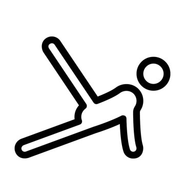 Geriye doğru hamle vektör simgesi 