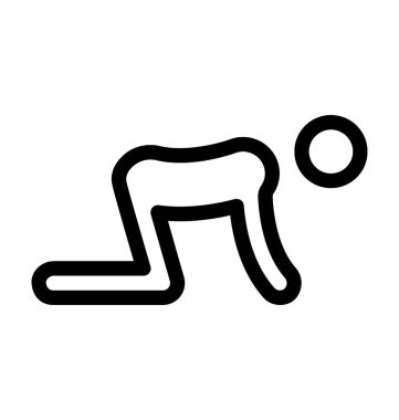 Tarama satırı vektör simgesi 