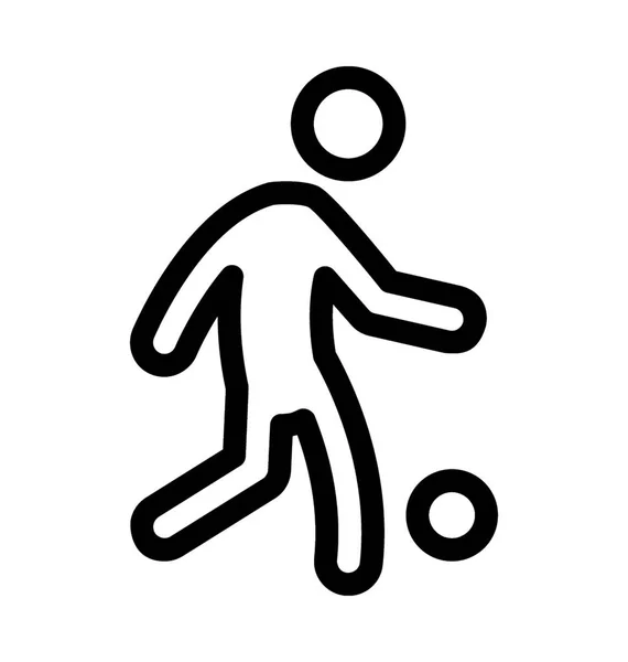 Векторная Икона Футболиста — стоковый вектор