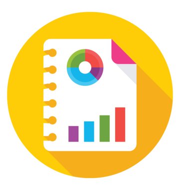 düz vektör simgesini rapor et