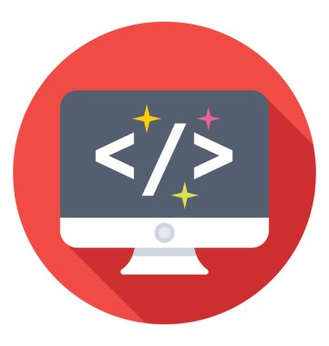 Düz vektör simgesi kodlanıyor