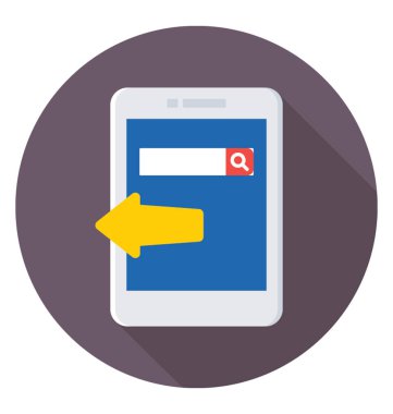 telefon düz vektör simgesi