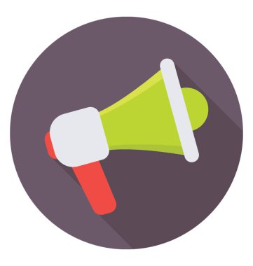 Yazılı düz vektör simgesi