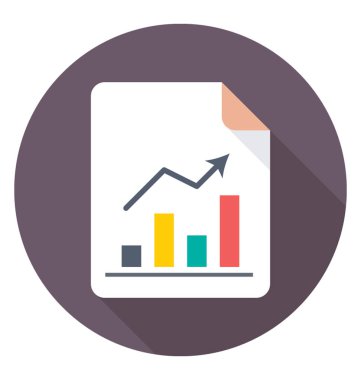 düz vektör simgesini rapor et