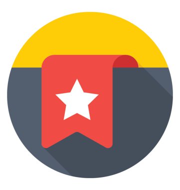 Kitap işareti vektör simgesi