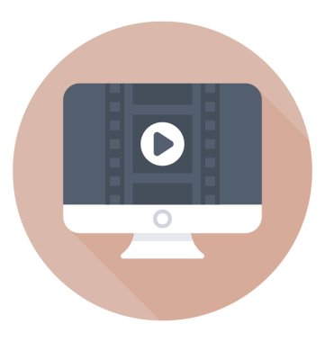 ortam oynatıcı vektör simgesi