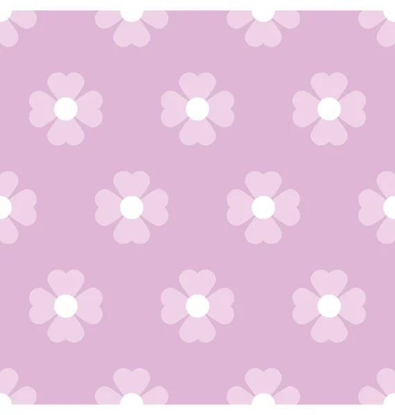 Motif Sans Couture Floral Pastel — Image vectorielle