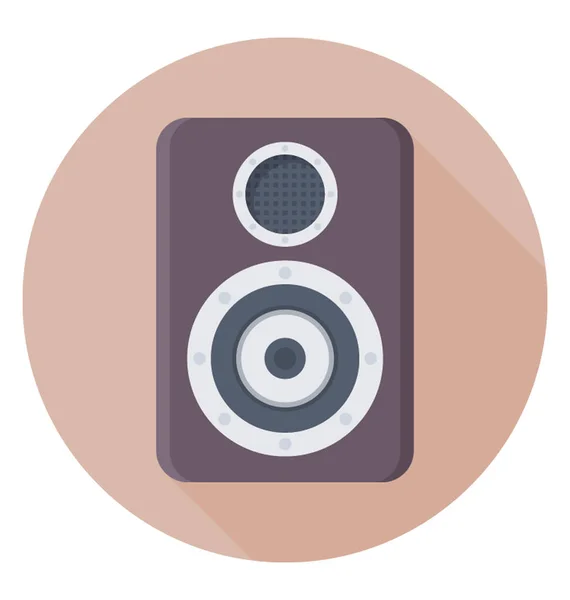 Altavoz Icono Vector Plano — Vector de stock