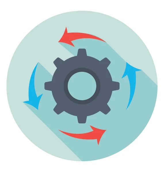 Circle of Life Arrows in Circular Cycle Showing Connections — Stock